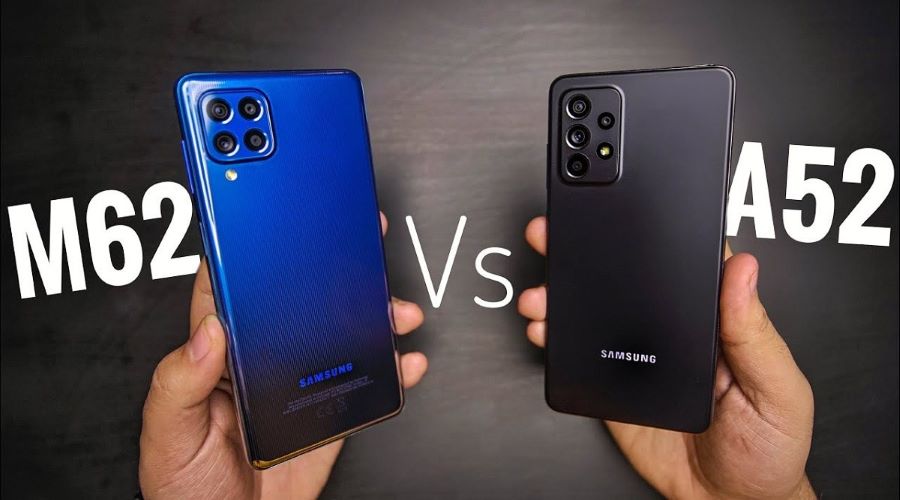 مقارنة بين هاتف «Galaxy M62» و«Galaxy A52»